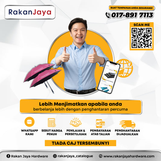 KINI LEBIH MUDAH DI RAKAN JAYA HARDWARE!