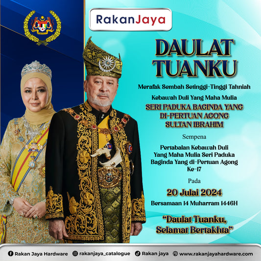 PERTABALAN SULTAN IBRAHIM SEBAGAI YANG DI-PERTUAN AGONG KE-17