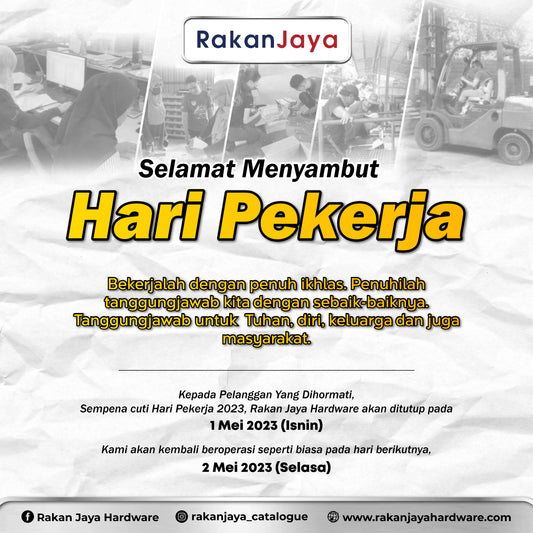 SELAMAT MENYAMBUT HARI PEKERJA