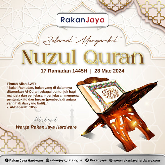SALAM NUZUL QURAN 1445H