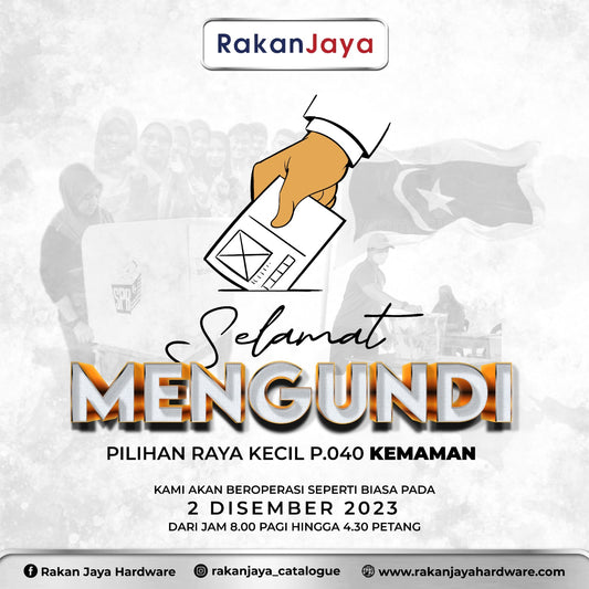 SELAMAT MENGUNDI KEPADA PARA PENGUNDI PRK PARLIMEN KEMAMAN