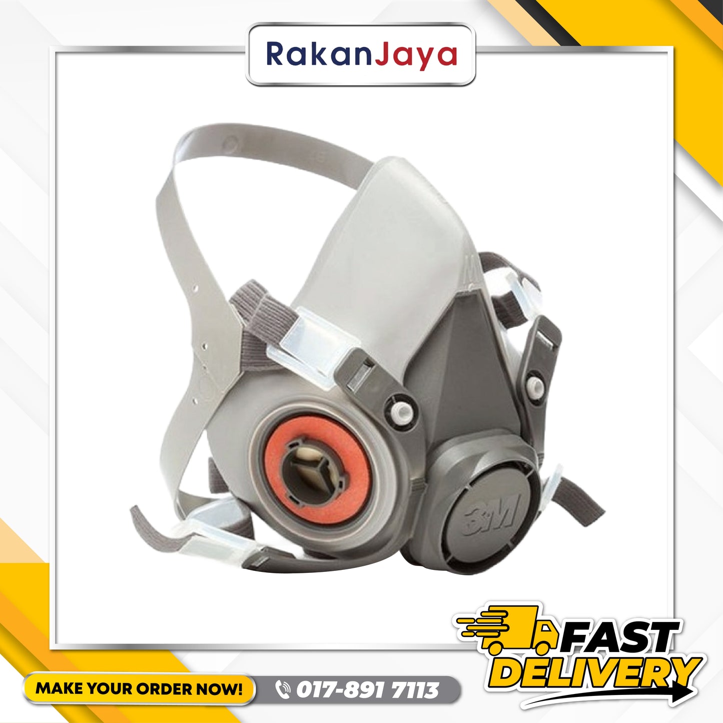 3M 6200 FACE RESPIRATOR HALF PIECE