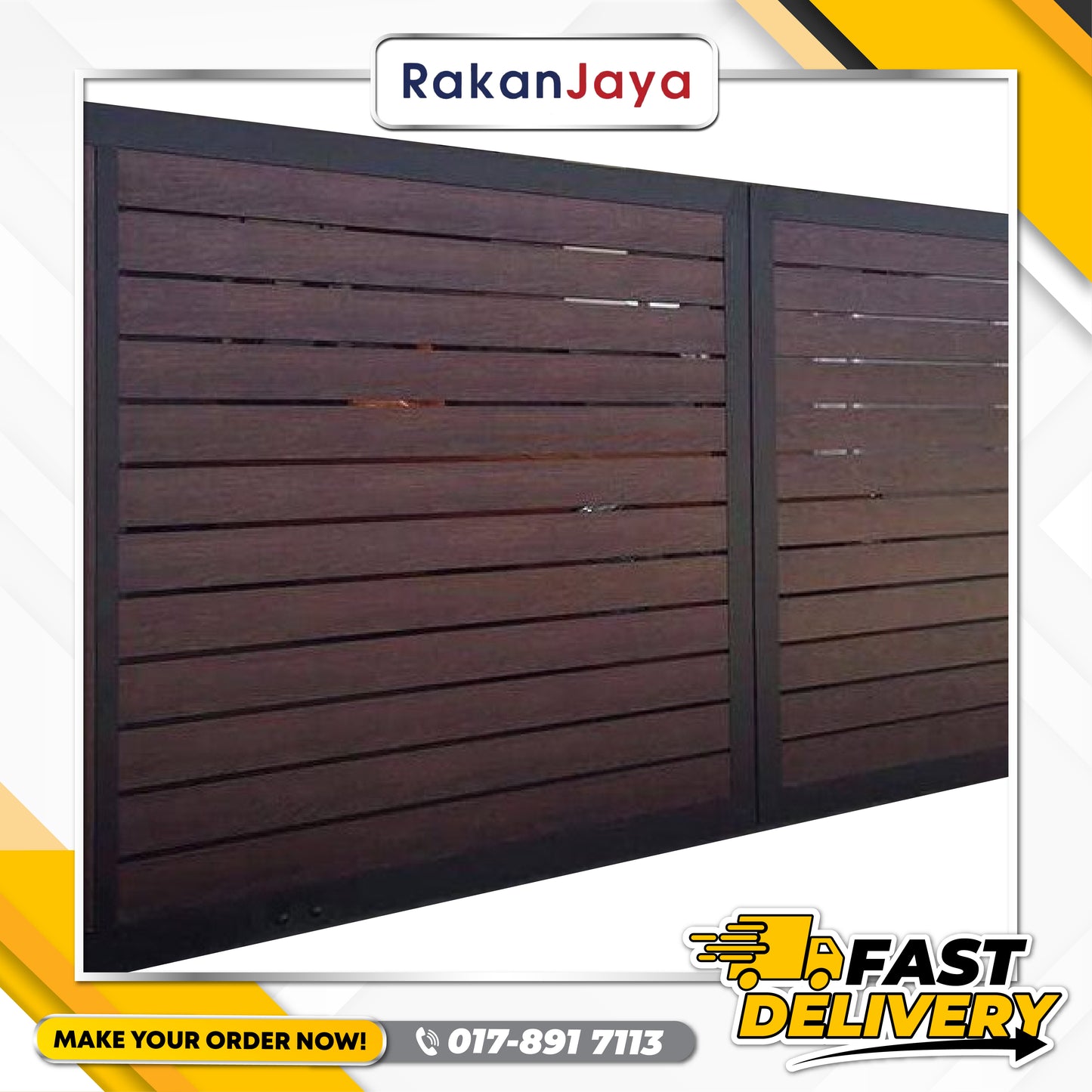 ALUMINIUM GATE PANEL (4" X 3/4")