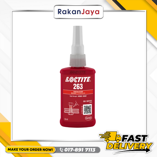 LOCTITE 263 THREADLOCKER (50ML)