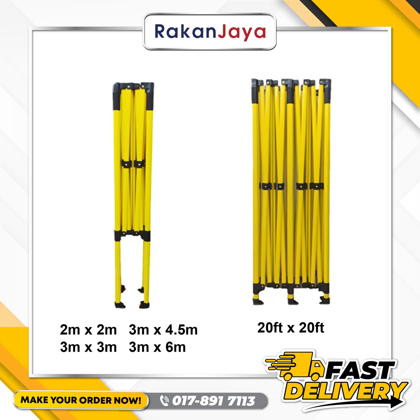 HEXAGON HEAVY DUTY CANOPY / FOLDING CANOPY