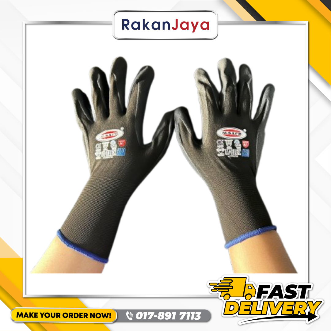 M-SAFE NYLON SPANDEX NITRILE FOAM GLOVE (MODEL : M-FLEX)