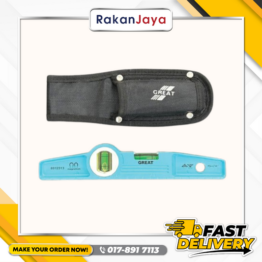 GREAT 10" MAGNETIC LEVEL + POUCH (ONE SET)