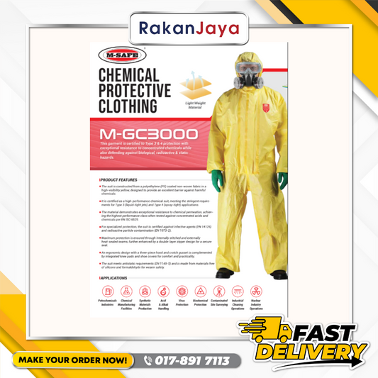 M-SAFE CHEMICAL PROTECTIVE CLOTHING
