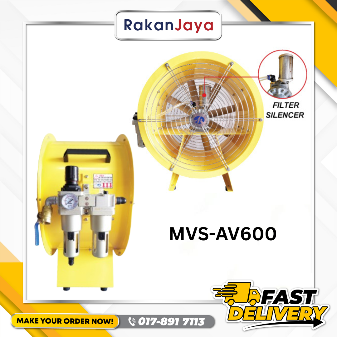 MVS PNEUMATIC VENTILATOR FAN AV600//AV300