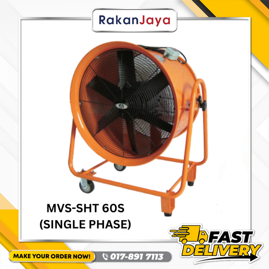 MVS PORTABLE VENTILATOR FAN – 24″ THREE PHASE / SINGLE PHASE