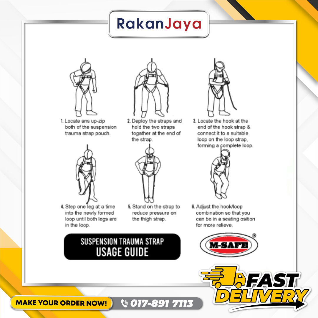M-SAFE SUSPENSION TRAUMA STRAP (STS-100)