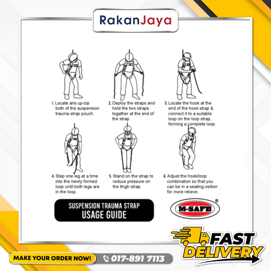 M-SAFE SUSPENSION TRAUMA STRAP (STS-100)
