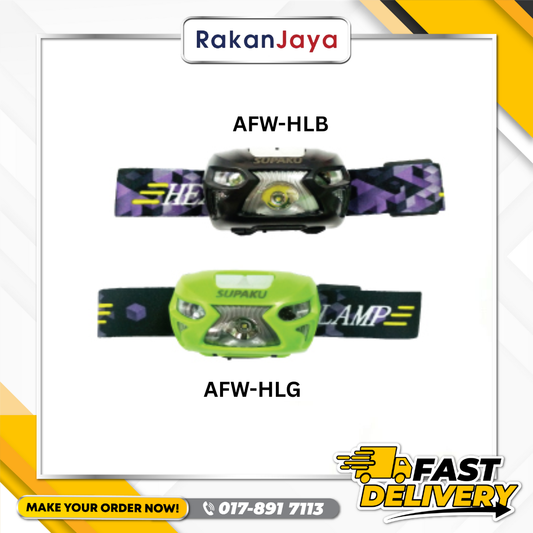 SUPAKU RECHARGEABLE LED HEAD LAMP