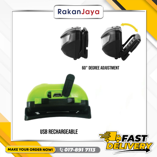 SUPAKU RECHARGEABLE LED HEAD LAMP