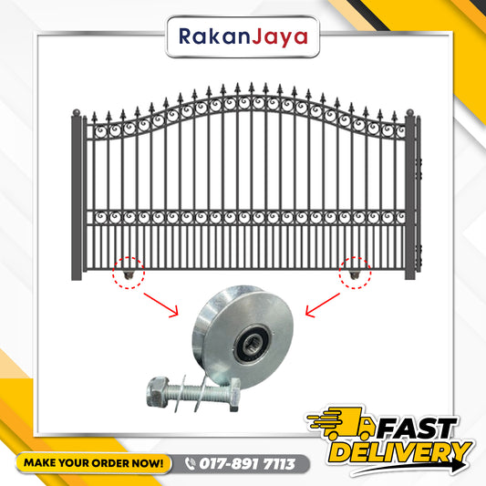 2-1/2" BM-05 (65 X 23MM U-GROOVE) METAL NON-CAP ROLLER ROLLER SLIDING GATE ROLLER