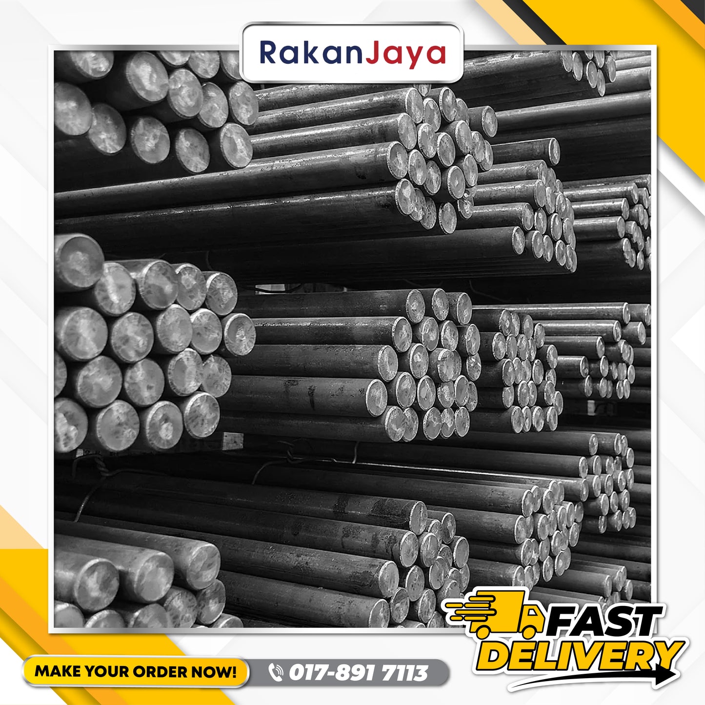 MS (MILD STEEL) ROUND BAR / R-BAR (BS GRADE)