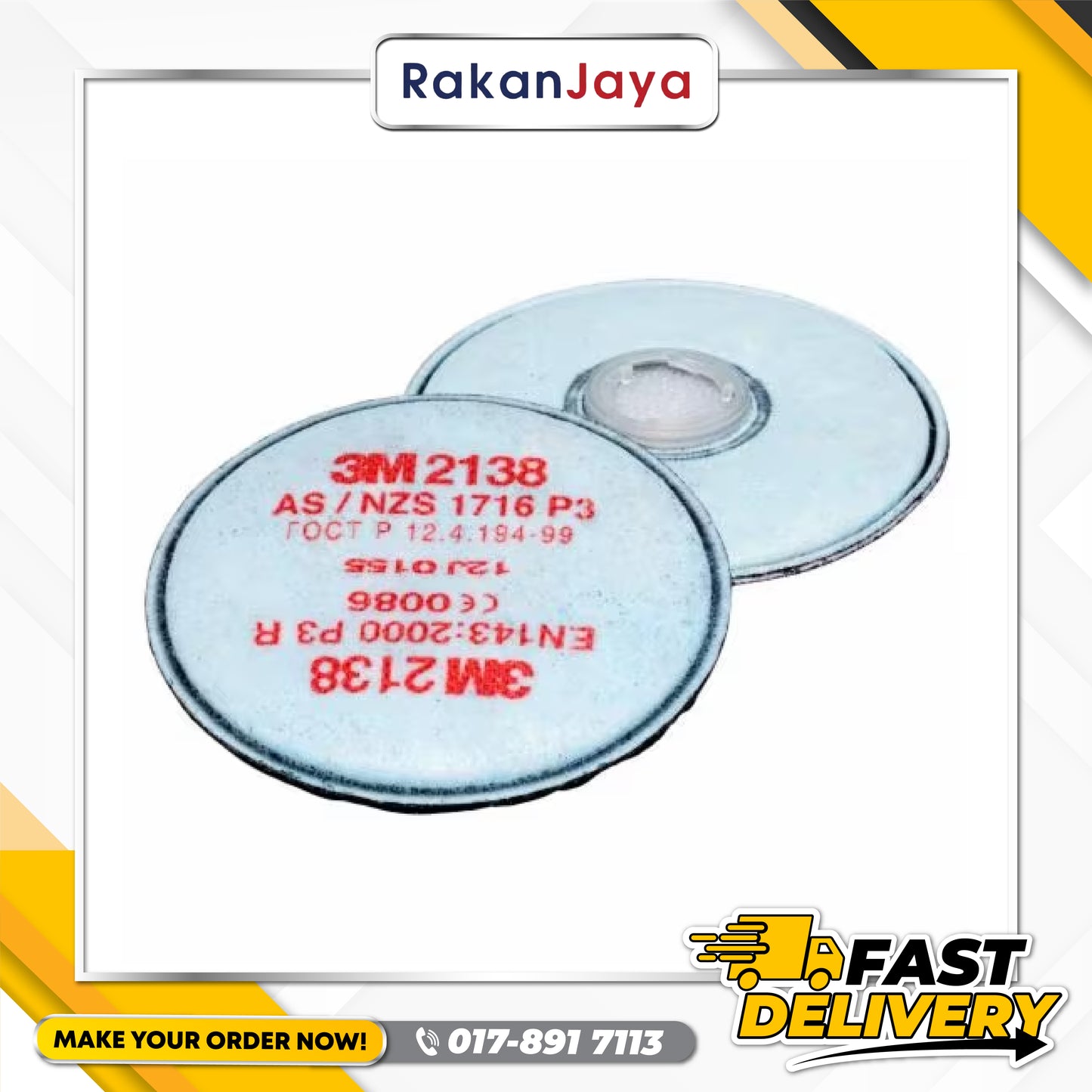 3M 2138 PARTICULATE FILTER WITH NUISANCE LEVEL ORGANIC VAPOR AND ACID GAS RELIEF