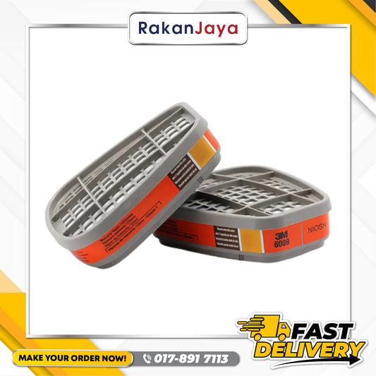 3M 6009 MERCURY ORGANIC VAPOR / CHLORINE ACID GAS CARTRIDGE