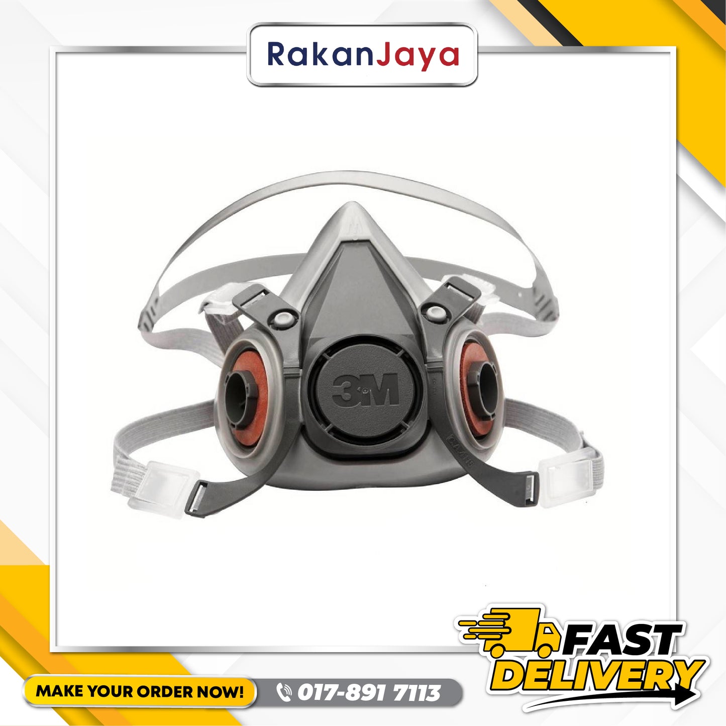 3M 6200 FACE RESPIRATOR HALF PIECE