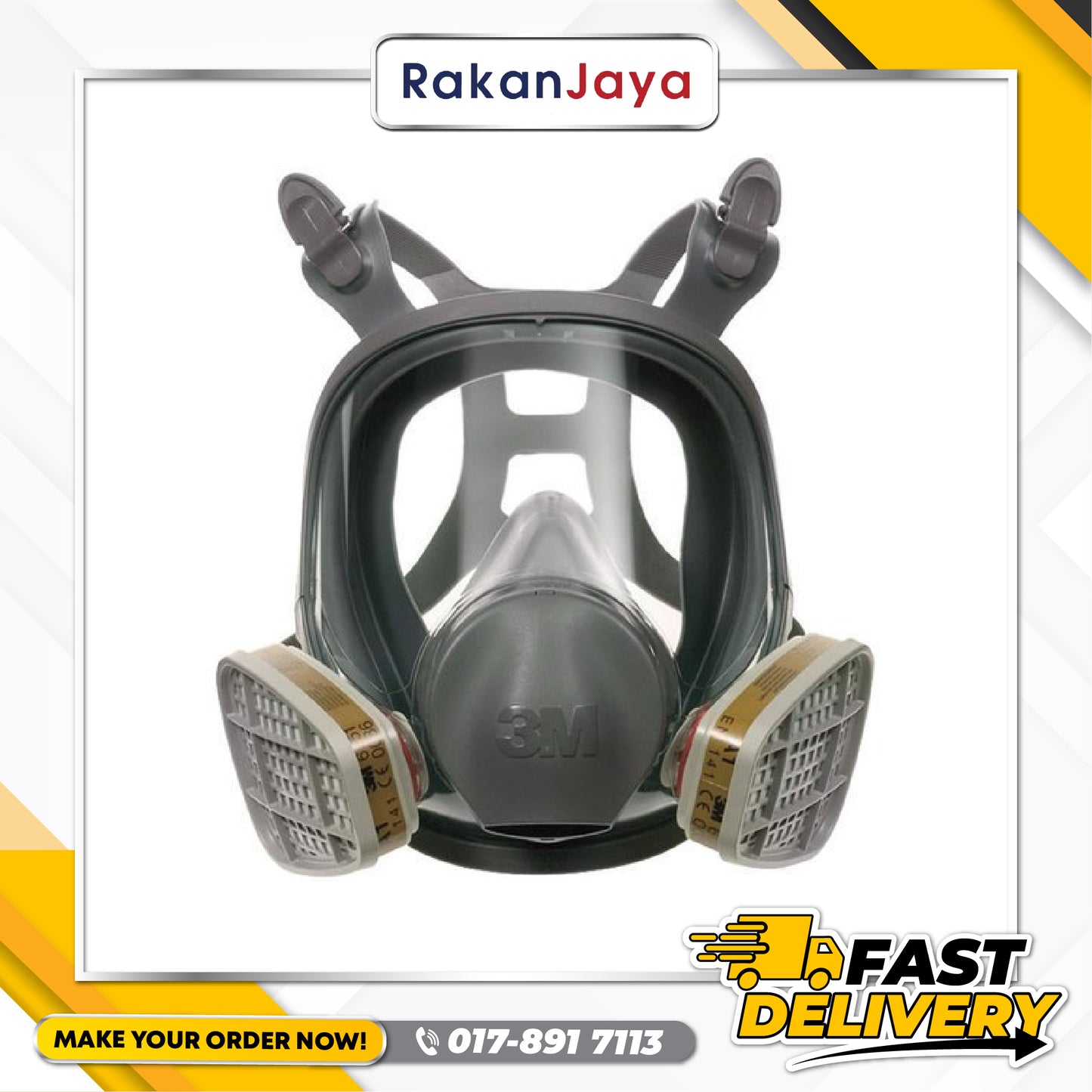 3M 6800 FACE PIECE MEDIUM