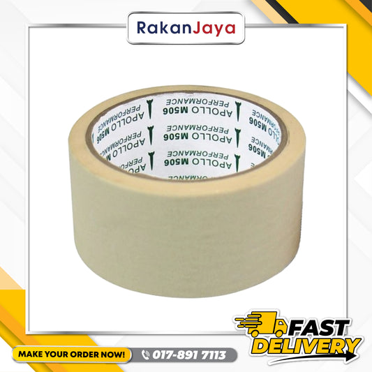 APPOLO MASKING TAPE (M506 GREEN & M502 PREMIUM HIGH TEMP RED)