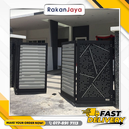 ALUMINIUM GATE PANEL (4" X 3/4")