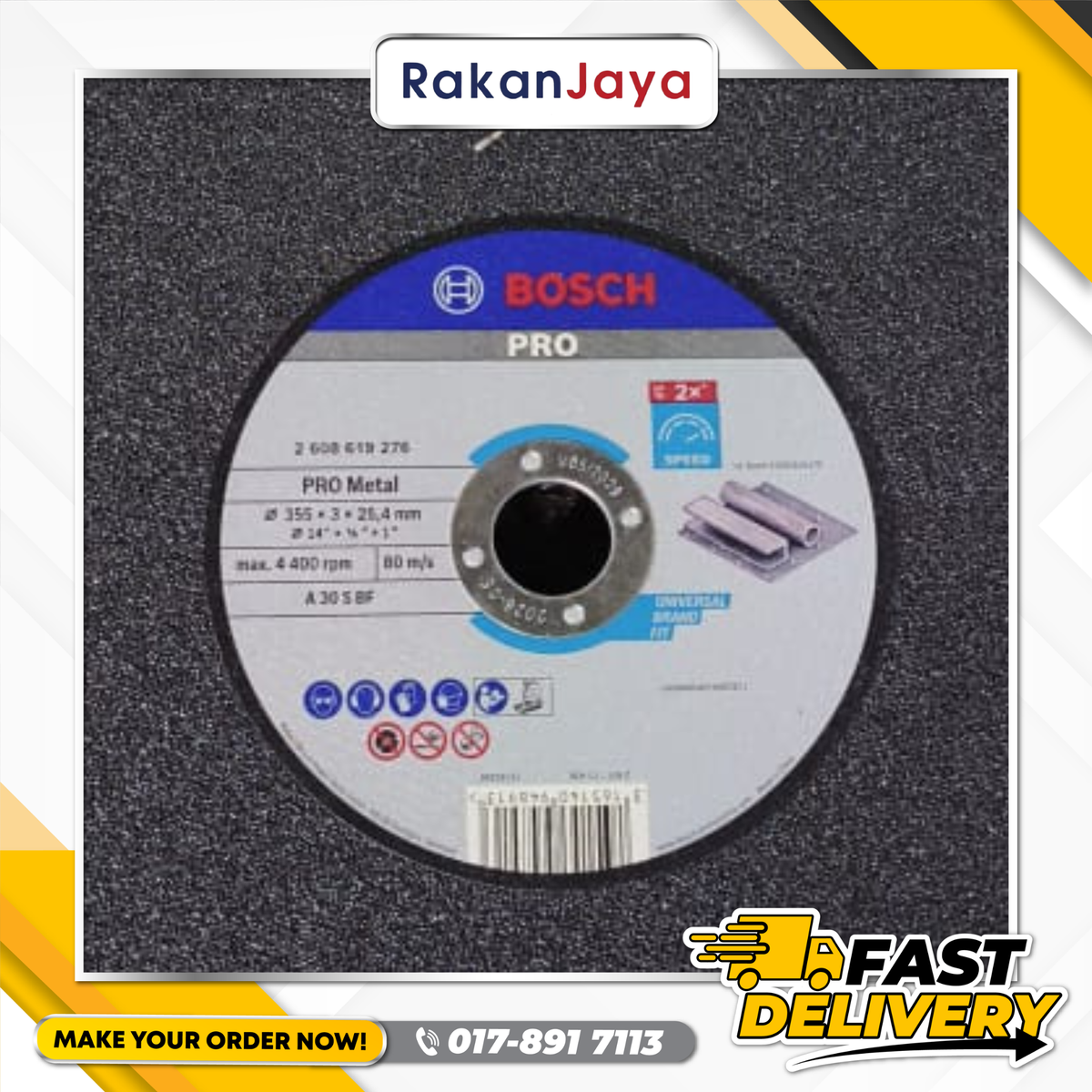 BOSCH CUTTING DISC (C/S) 14"