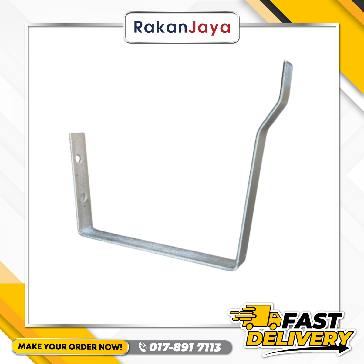 GUTTER FLAT BAR IRON BRACKET