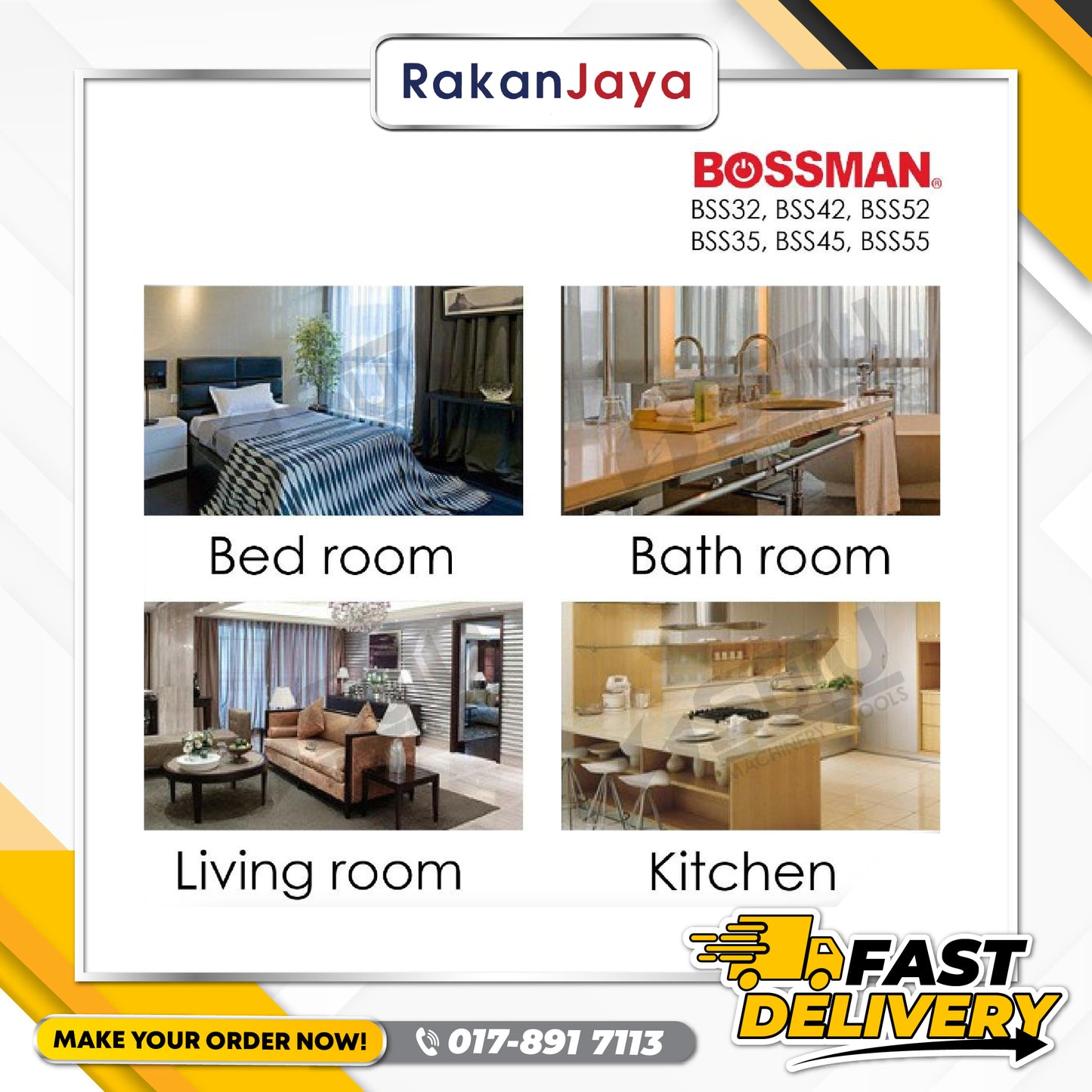 BOSSMAN FULL SIRIM TRAILING SOCKET (5 METER)