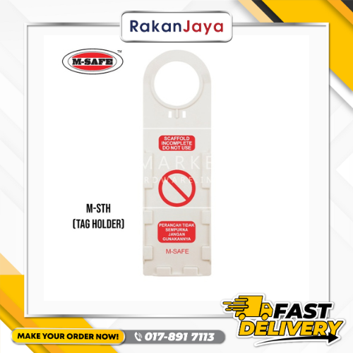 M-SAFE SAFETY SCAFFOLDING TAG & TAG HOLDER