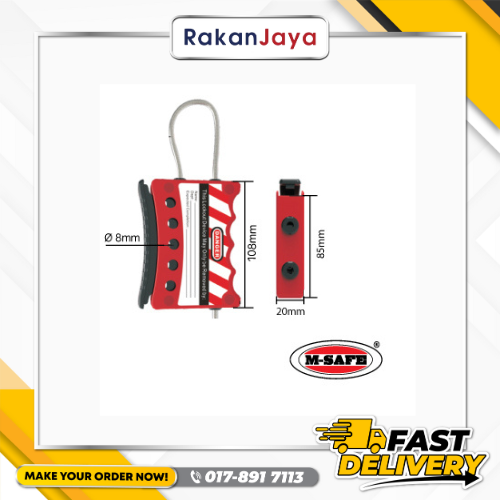 M-SAFE SAFETY MULTIPURPOSE CABLE LOCKOUT