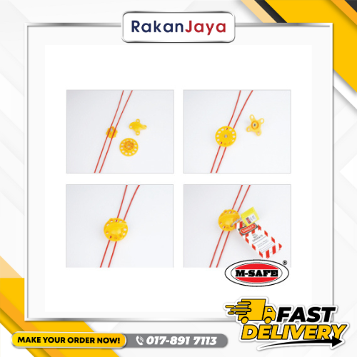 M-SAFE SAFETY WHEEL TYPE CABLE LOCKOUT