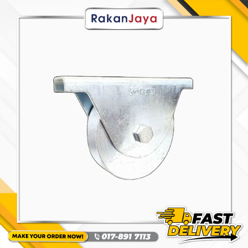 4" (100) X 23MM (V) SHORT BRACKET ROLLER (BF-43)