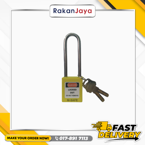 M-SAFE SAFETY PADLOCK STAINLESS STELL 3" (76MM)