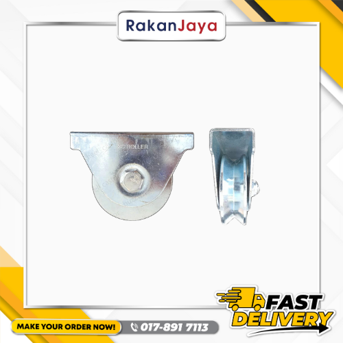 3" (75) X 23MM (V) SHORT BRACKET ROLLER (BF-40)