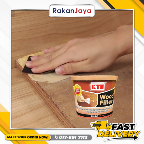 KTH WOOD FILLER (TEAK) - 500GM