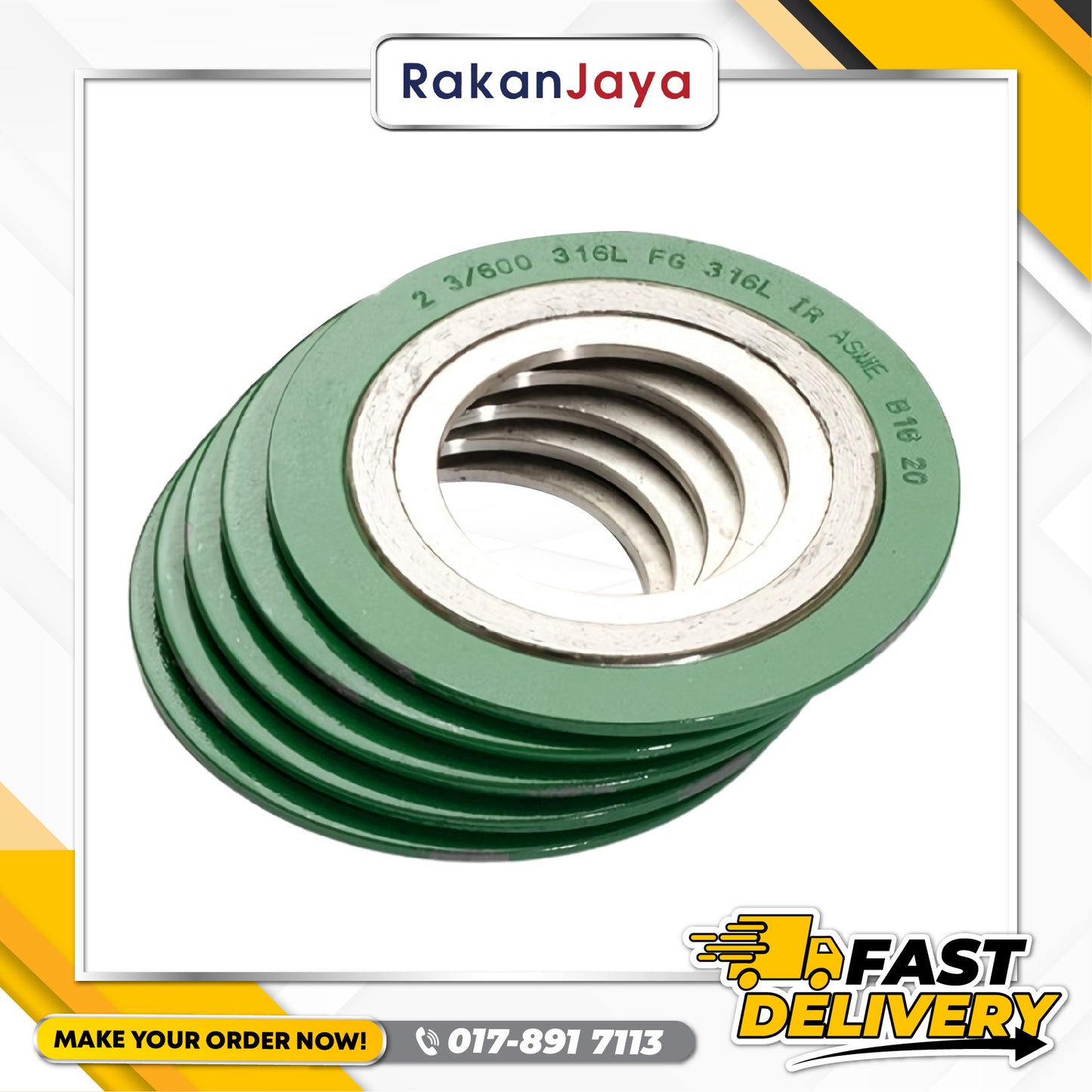 CARBON STEEL SPIRAL WOUND GASKET (SPW) (CSOR)