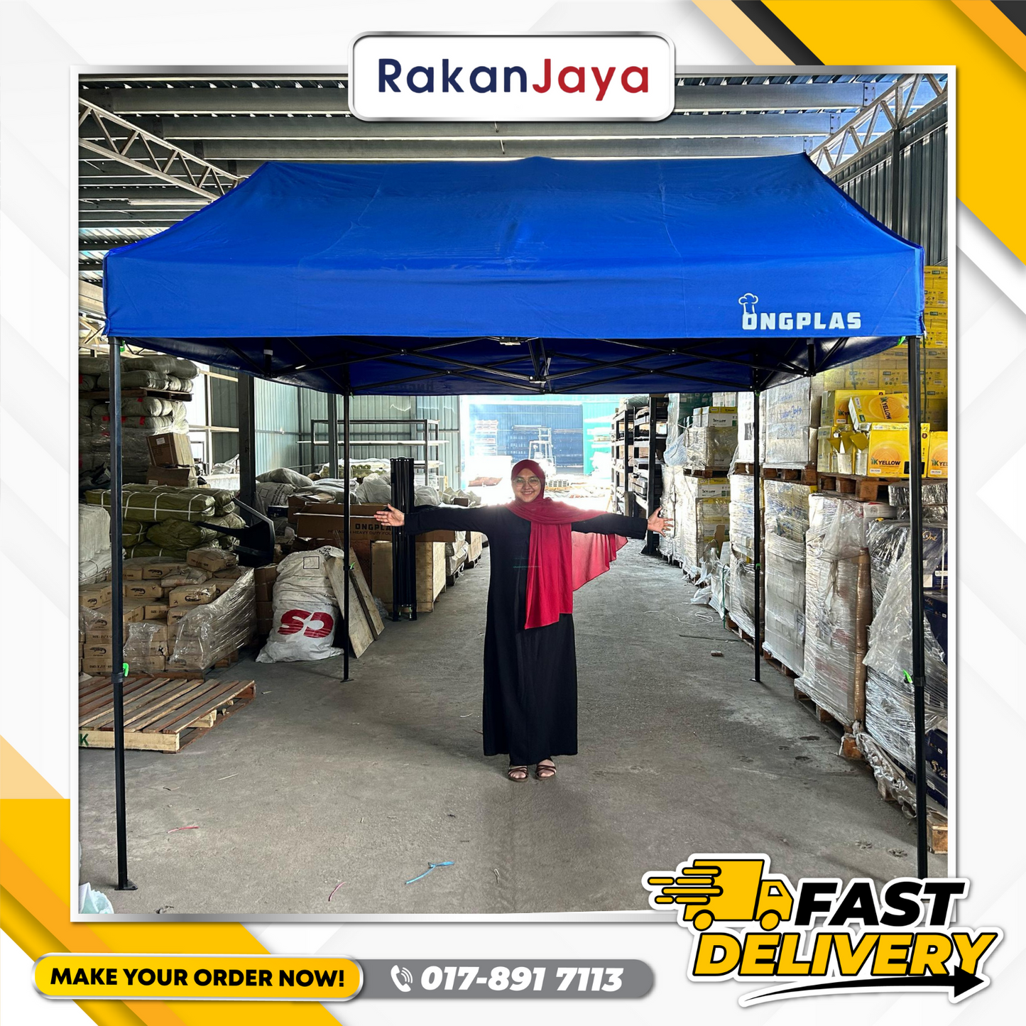 800D A-SHAPE HEAVY DUTY FOLDING CANOPY (MULTIPURPOSE)
