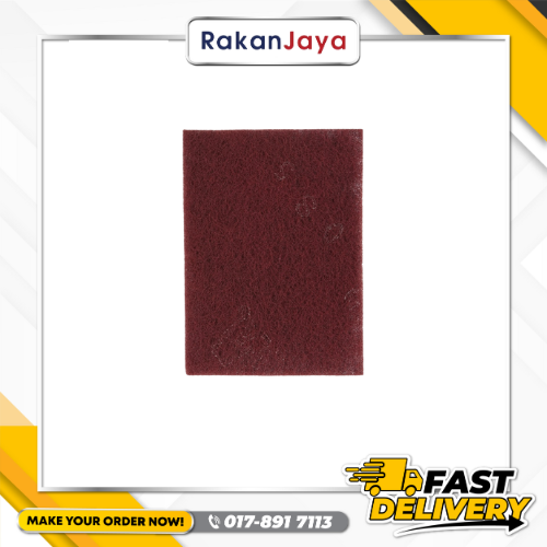 3M SCOTCH-BRITE 6"X 9" MAROON GENERAL PURPOSE HAND PAD 7447