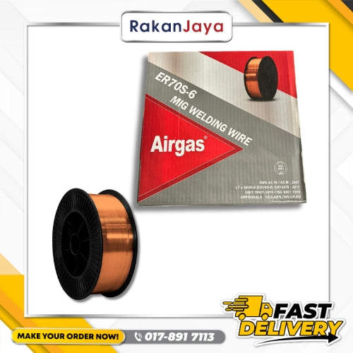 AIR GAS MIG WELDING WIRE 0.8MM (ER70S-6)