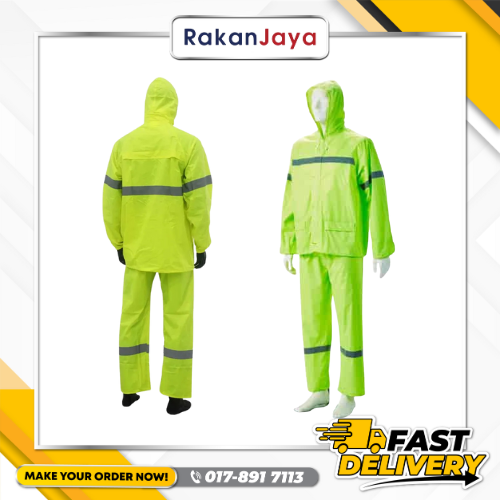 M-SAFE M-PRS HEAVY DUTY PVC RAINSUIT WITH REFLECTOR