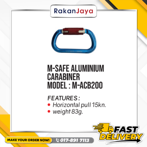 M-SAFE ALLOY STEEL CARABINER M-CB100