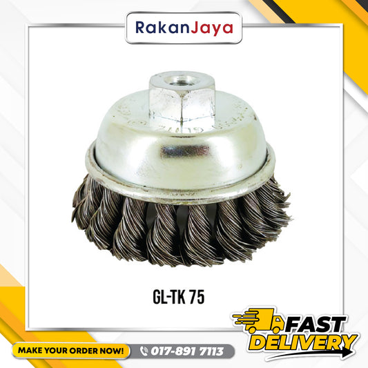 GLITZ HEAVY DUTY TWIST KNOT CUP BRUSH