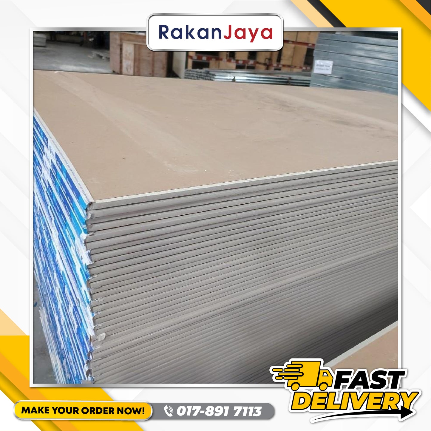 GYPSUM PLASTERBOARD (4FT X 8FT)