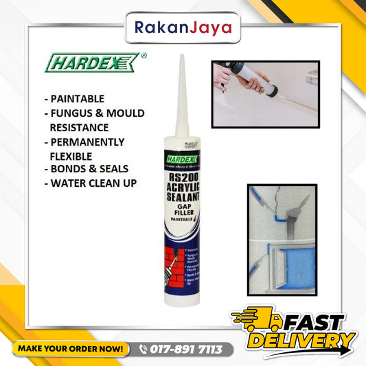 HARDEX RS200 ACRYLIC SEALANT GAP FILLER (PAINTABLE)