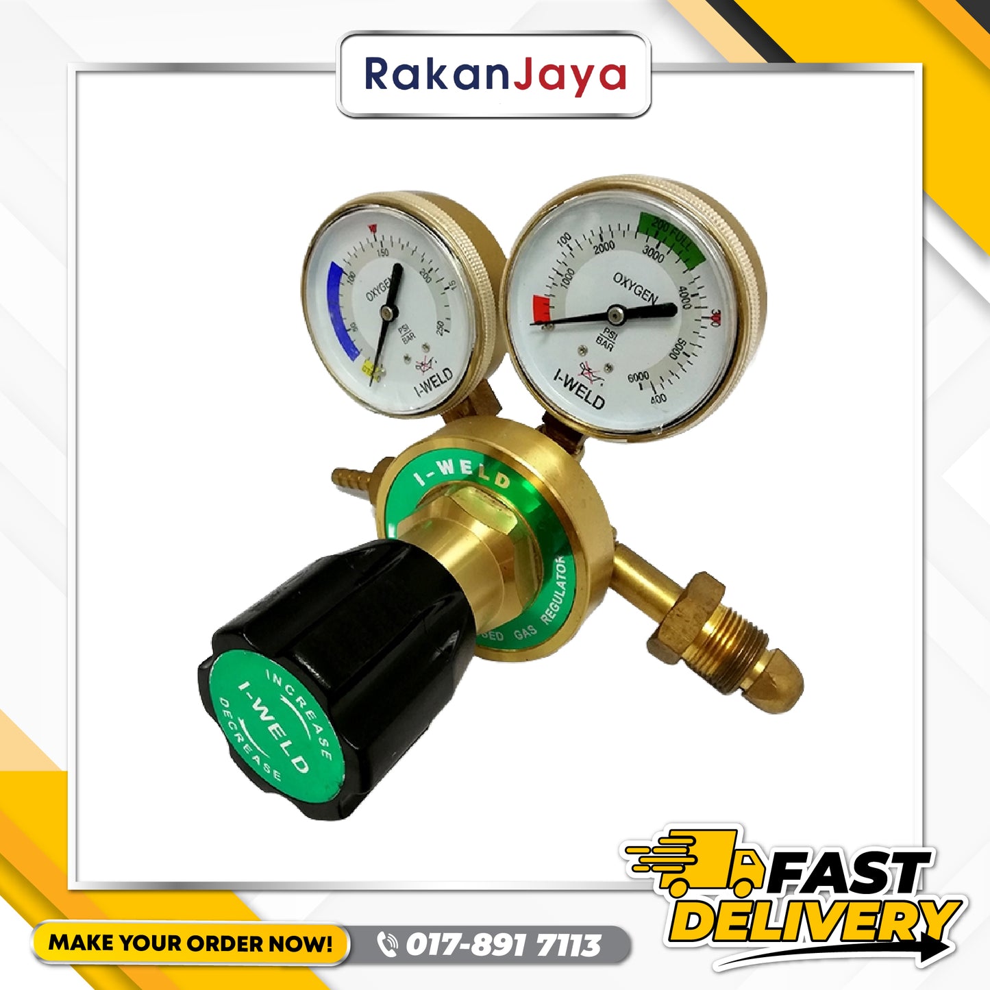 I-WELD OXYGEN REGULATOR