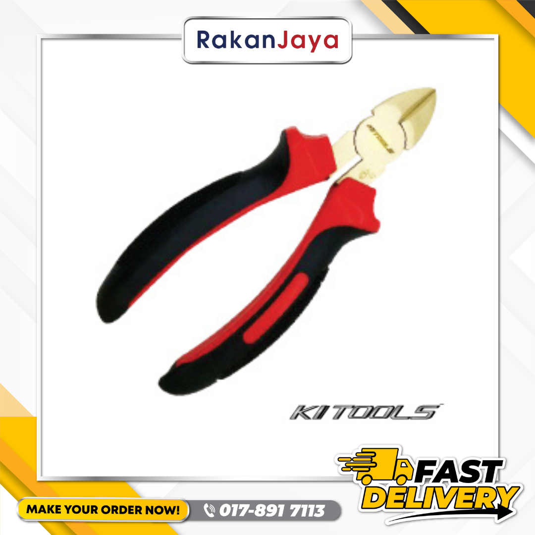 KI TOOLS NON SPARK DIAGONAL CUTTING PLIERS 6”