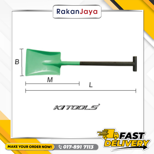 KI TOOLS NON SPARK PLASTIC SHOVEL