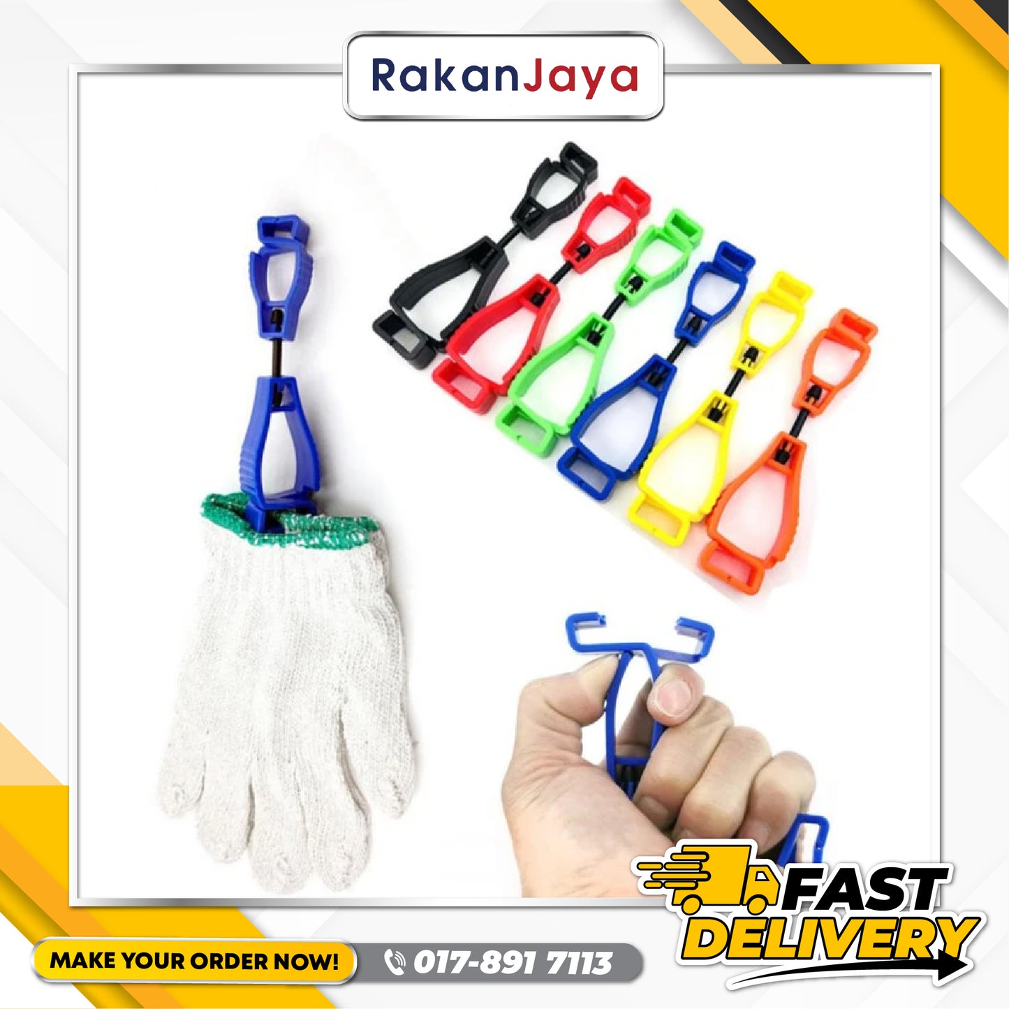 M-SAFE GLOVE CLIP HOLDER HANGER