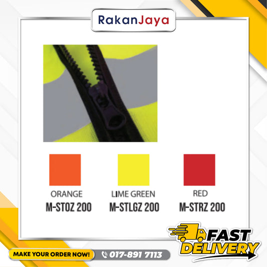 M-SAFE SAFETY TRICOT WITH ZIP